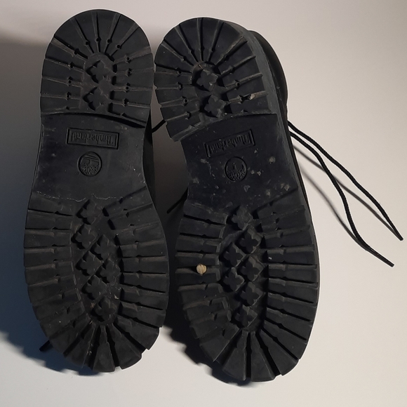 Timberland Kids Boys Girls Black Boots Size 2 - Picture 6 of 7